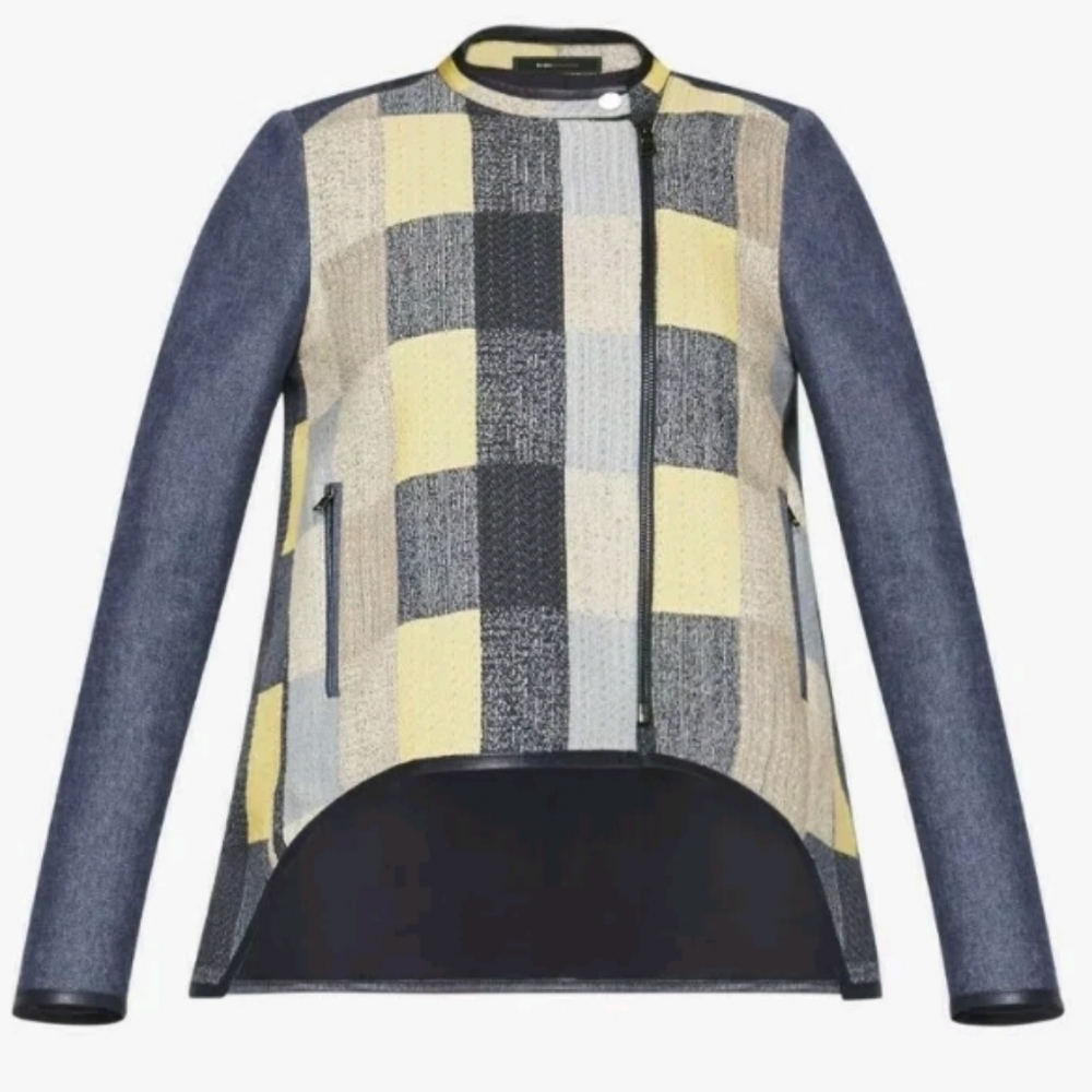Bcbgmaxazria Jakob Asymmetrical Blazer Large - Picture 2 of 8